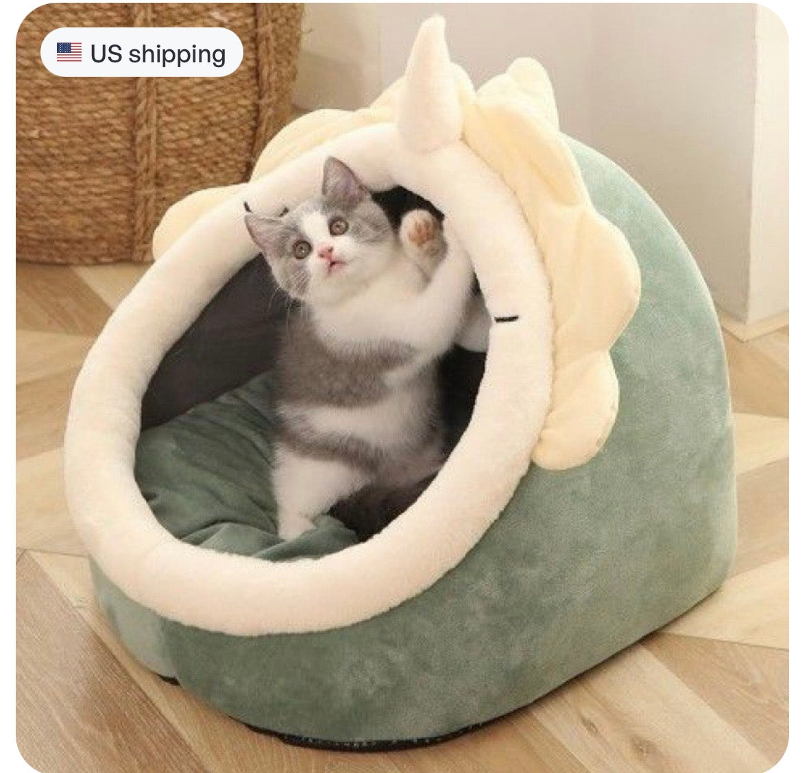 Cat Litter Villa Semi-enclosed Removable And Washable Cat House