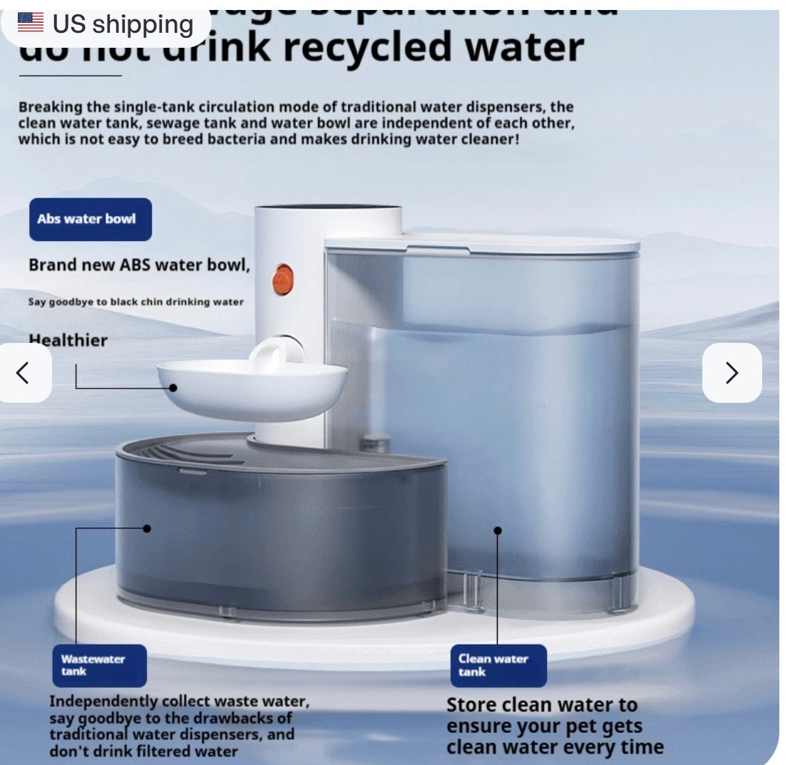 Cordless Pet Water Fountain with Smart Alerts